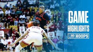 Maryland at Indiana | HIGHLIGHTS | Big Ten Women's Basketball | 02/27/2025