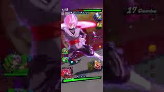 Dragon Ball Legends - Violent Fierce God Slicer Special Move (Super Saiyan Rose Goku Black)