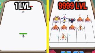 MAX LEVEL in Merge Master Insect Fusion Game
