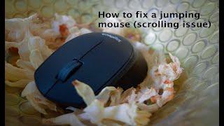 How to fix scrolling issues on a wireless mouse