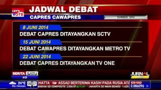 Jadwal Debat Capres dan Cawapres 2014