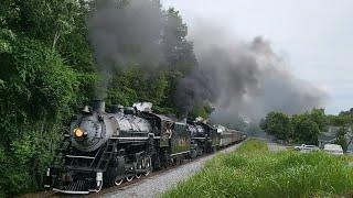 Summerville Steam Special Doubleheader 2024 with Southern Railway #630 & #4501 - Rossville GA