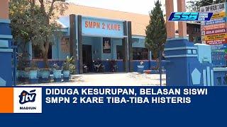 KAB MADIUN - Diduga Kesurupan, Belasan Siswi SMPN 2 Kare Tiba-Tiba Histeris