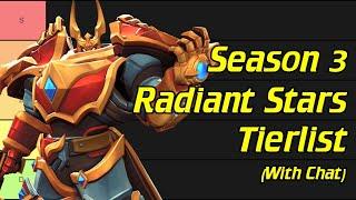 Making a Paladins Season 3 Radiant Stars Tier List - With Chat!