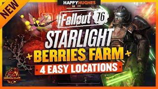 Fallout 76 Starlight Berries Farm  - 4 Easy Locations