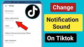 How to Change Notification Sound on Tiktok.Tiktok Notification Sound Change.Notification sound