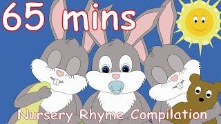 Sleeping Bunnies! And lots more Nursery Rhymes! 65 minutes!