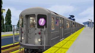OpenBVE NYC Subway: R62A 7 Express Train from Willets Point to Queensboro Plaza