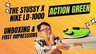 I COPPED THE STUSSY x NIKE LD-1000 ACTION GREEN!  HUGE SNKRS W!