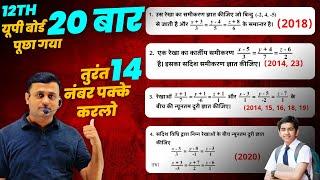 Class 12 Maths UP Board Previous Year  Repeated Questions with solution