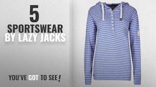 Top 10 Lazy Jacks Sportswear [2018]: Lazy Jacks Stripe Hoody - Bluebell