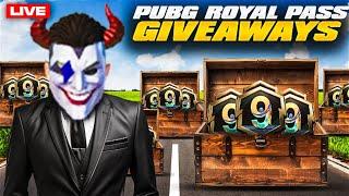 PUBG ROYALPASS GIVEAWAYS | FREE UC AND RP GIVEAWAYS| WOW CAPTAIN YT