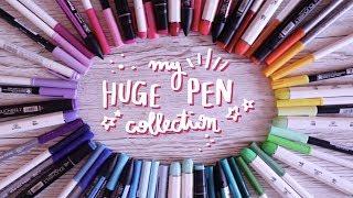 My HUGE Pen Collection + swatches!