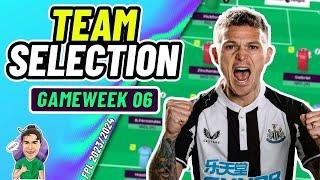 FPL GW6 | MY TEAM SELECTION! (2 TRANSFERS) | Fantasy Premier League 2023/2024!