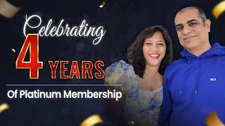  Celebrating 4 Years of Platinum Membership || Indu & Mitesh Khatri