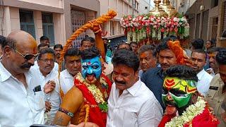 Talasani Srinivas Yadav Entry at Secunderabad Bonalu 2023 | Ashok Yadav Palaram bandi 2023