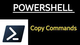 Copy file and folder in localhost and remote computers by using powershell