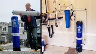 Whole House Water Filter PEX-A pipe Installation Full Video