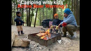 Tent Camping in Bruce Peninsula & hiking in Grotto Caves, Canada  | Punjabi family with kids.