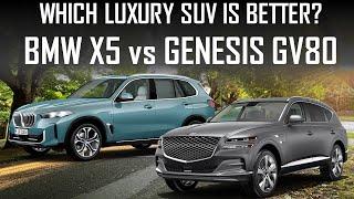 WHICH LUXURY SUV IS BETTER? BMW X5 vs GENESIS GV80 // ENGINEER'S FULL REVIEW