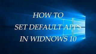 Windows 10 - How to Change Default Apps Setting in Windows 10 4K Tutorial