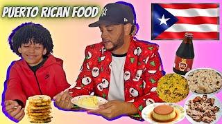 Trying Puerto Rican Food for First Time | Nephew & Uncle | Vlogmas Day 24