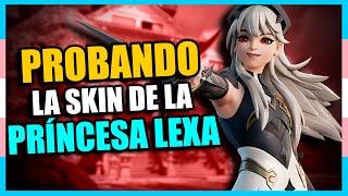 PROBANDO la SKIN de la PRINCESA LEXA del Club de Fortnite Review en Vivo