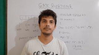 gate questions on pointers in c | solution in detail | gate questions on c pointers : part 1