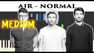 AJR - Normal | Sheet & Synthesia Piano Tutorial by James Morrison BCN