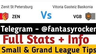 ZEN vs VGB dream11 | ZEN vs VGB | ZEN vs VGB dream11 team | #fantasyrocker