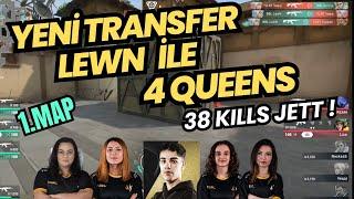 BBL YENİ TRANSFERİN İLK TURNUVASI LEWN VE 4 QUEENS TURNUVADA ! 1.MAP HAVEN VALORANT BBL VS VLNT