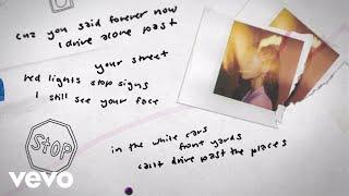 Olivia Rodrigo - drivers license (Lyric Video)