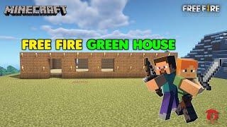 I HAVE STARTED MAKING GREEN HOUSE OF FREE FIRE IN MINECRAFT