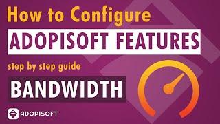 How to Set Bandwidth Limiter of the AdoPiSoft Software | ADOPISOFT