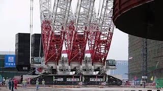 The Incredible Powerful and Impressive Advanced Modern Largest Crane Technology.