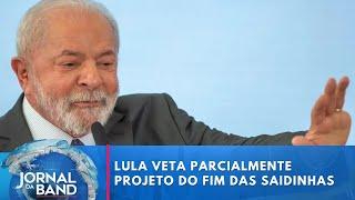 Lula veta parte de lei que restringe a saída temporária de presos | Jornal da Band