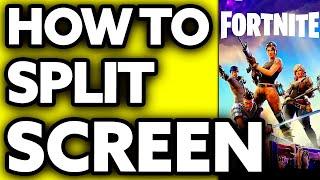 How To Split Screen Fortnite on PS4 2024