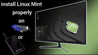 The best way to install Linux Mint 20 on any kind of external hard drive (full tutorial) 2021