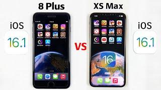 iOS 16.1 iPhone 8 Plus vs iPhone XS Max - Speed Test!