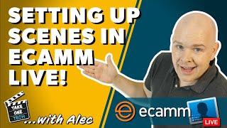 How to setup a range of Scenes and add Overlays in Ecamm Live