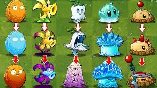 Pvz 2 Discovery - All NEW & Old & Mod Plants Evolution NOOB - PRO - HACKER