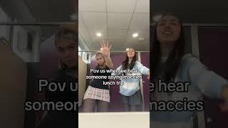 Viral duo tries TikTok dance in school too cool for skewl challenge! #challenge #youtubeshorts