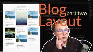 LIVE | How to Build a Blog Layout from Mockup to HTML, CSS & JavaScript | Part 2