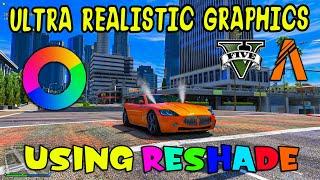 GTA V ( FiveM) Ultra Hd Graphics Using Reshade || Free HD Presets!!!