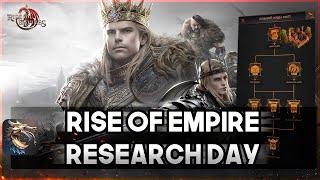 Rise Of Empire Opening the boxes on research day