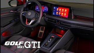 2021 Volkswagen Golf GTI – Headlights, taillights and Interior design