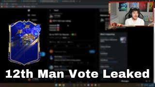 Leaked TOTY 12th Man Vote!