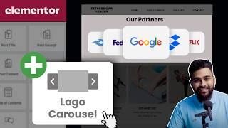 Elementor - AutoScroll Logo Carousel