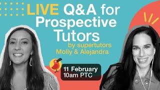 LIVE: Become a Cambly Tutor Q&A | Hosted by Cambly Supertutors