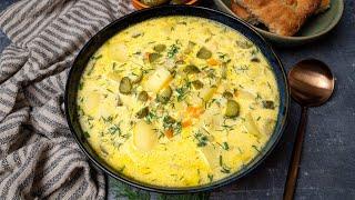 Creamy Dill Pickle Soup Zupa Ogórkowa